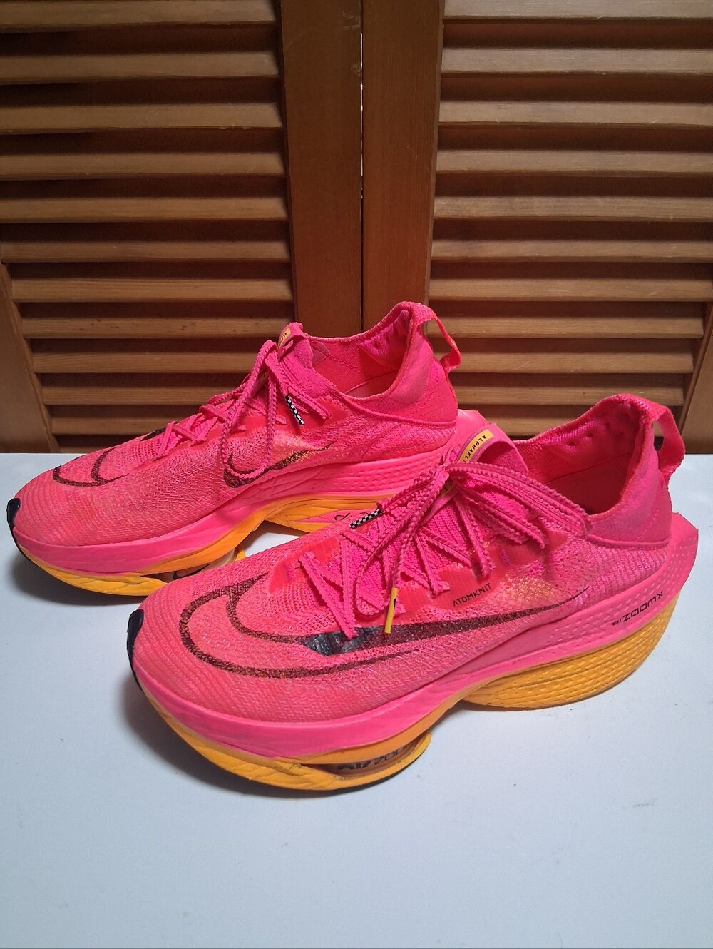 Nike Air Zoom Alphafly Next%2, Hyper Pink/Black Laser Orange Men's Size 11